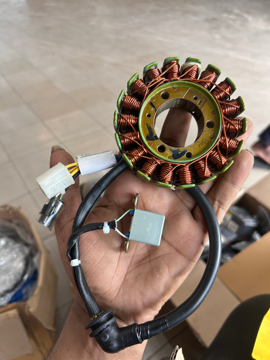 Royal Enfield 572389/A Stator & Pulsar Coil Assembly – Fits Bullet 350 X ES ABS, Classic 350 ABS (BSVI)
