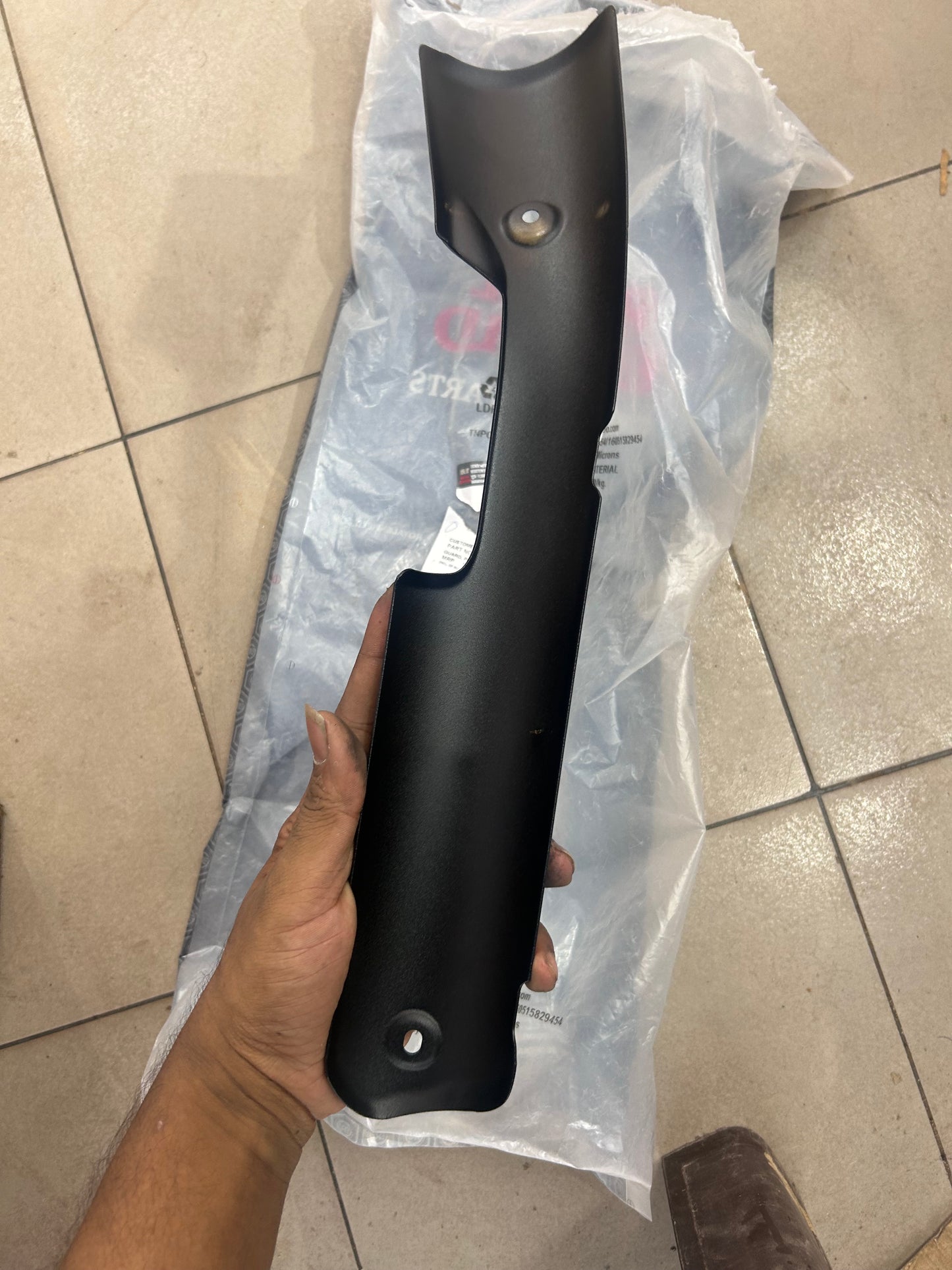 Royal Enfield RLX00974/F Exhaust Pipe Guard – OEM Exhaust Heat Shield for Hunter 350