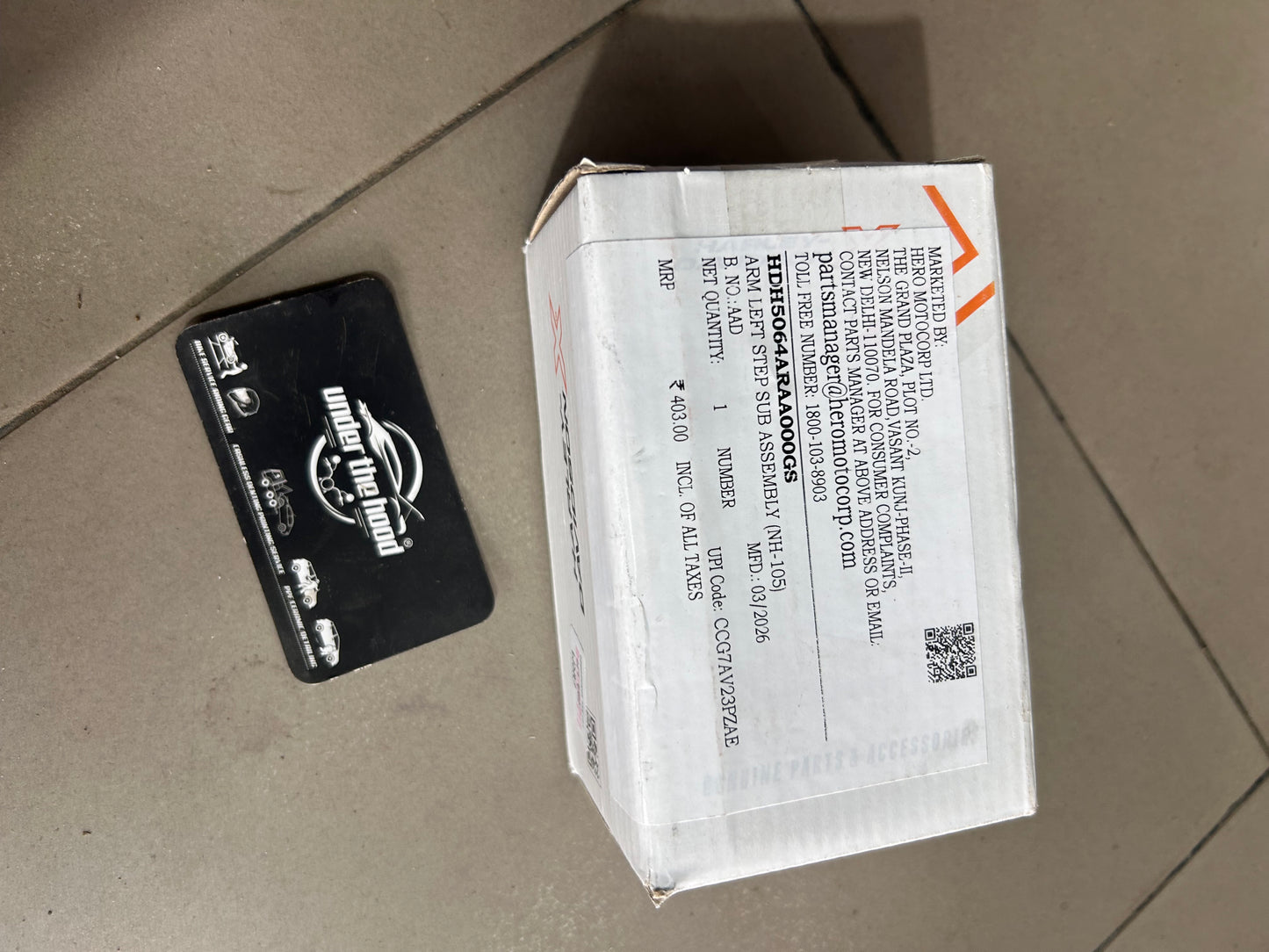 Harley-Davidson X440 / X440 OBDII Left Rider Footrest Step Arm OEM | HDH5064A-RAA-000G