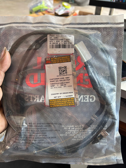 Royal Enfield RAL00179/F – Genuine Throttle Cable Assembly for Super Meteor 650