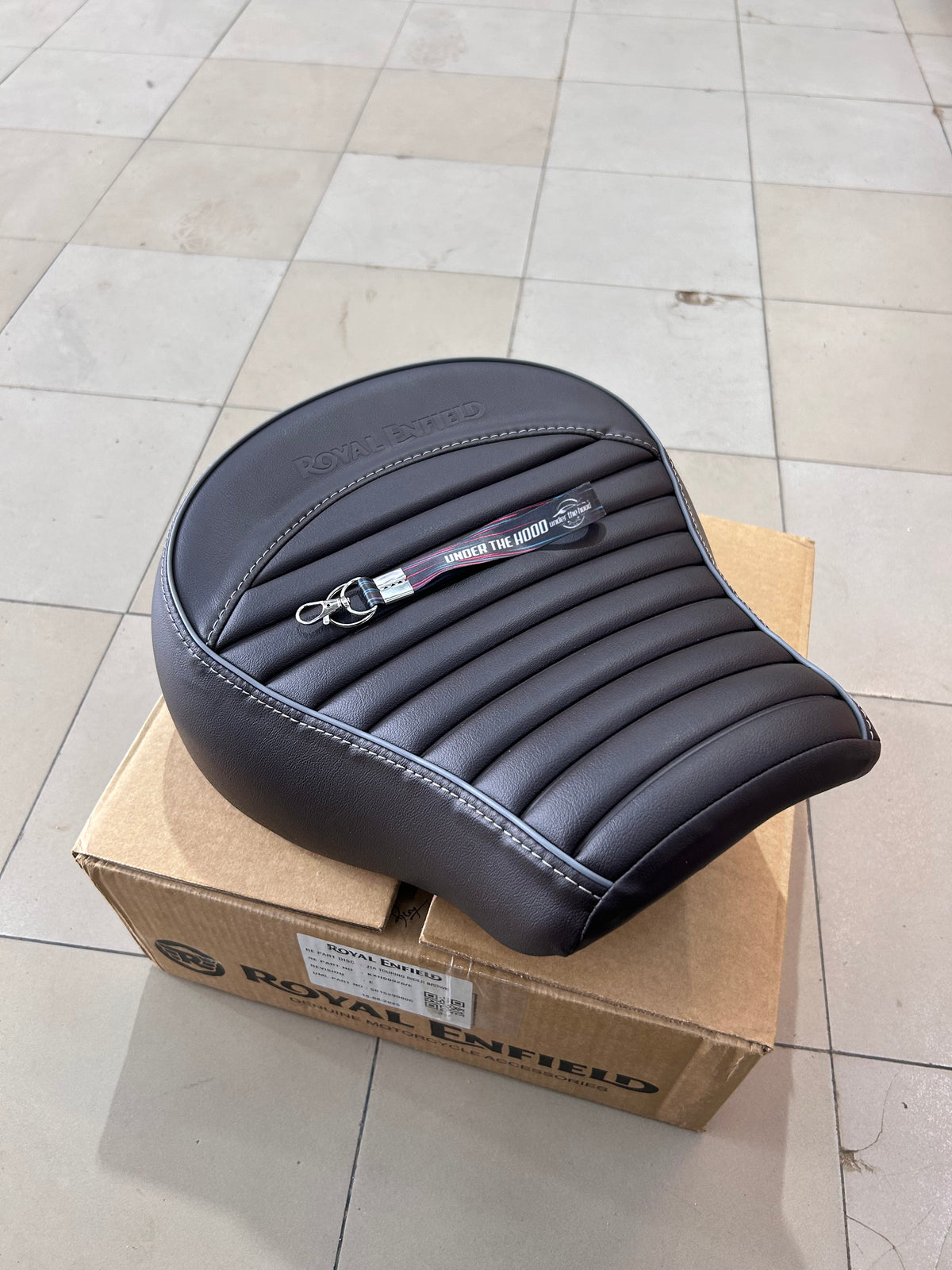 Royal Enfield Brown Touring Rider Seat for Classic 350 Reborn – KXA00070