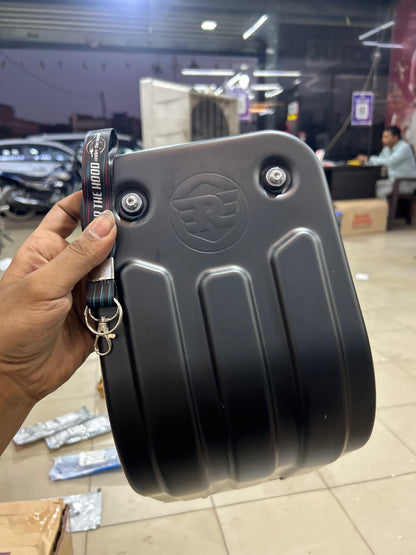 Royal Enfield Hunter 350 Premium Black Sump Guard / Engine Bash Plate – Silman OE-Style Aftermarket