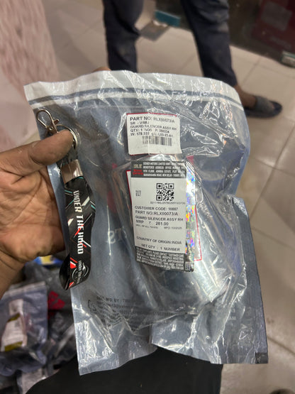 RLX00073/A – Silencer Guard Assembly RH (Right-Side Exhaust Heat Shield) – Royal Enfield Interceptor 650 & Continental GT 650 – Genuine OEM