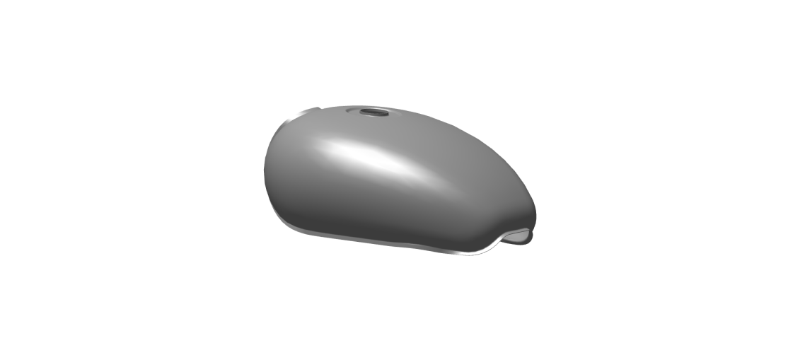 Fuel Tank With Sticker STD Black GPTECH BVI for Bullet 350 UCE KS/ES – Genuine Royal Enfield 866130