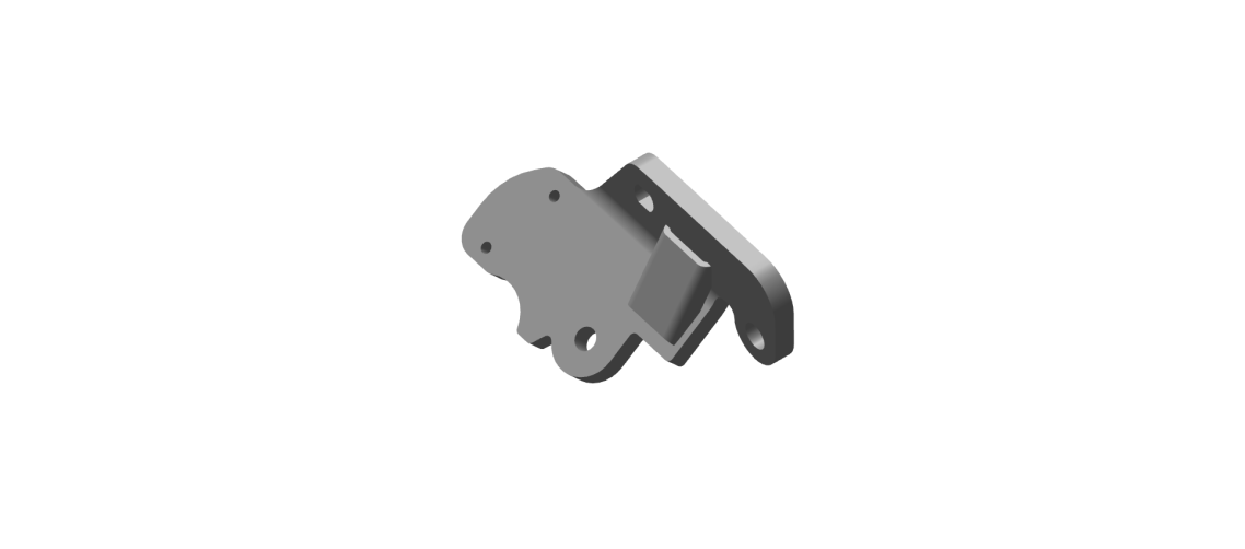 Royal Enfield 867042 side stand mounting bracket black for Thunderbird 350 500