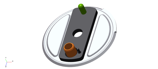 Royal Enfield 867110 black rear brake cover plate for Classic 350 EFI