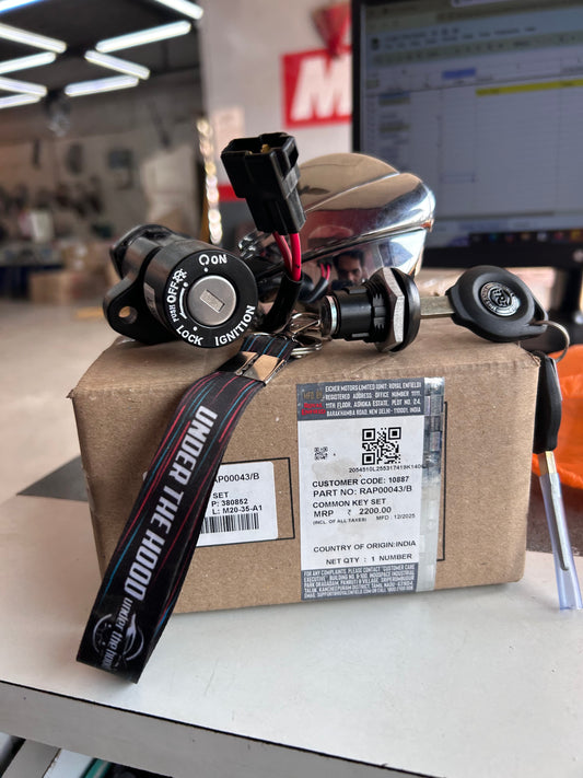 Royal Enfield Bear 650 Common Key Set – OEM Replacement (RAP00043/B)