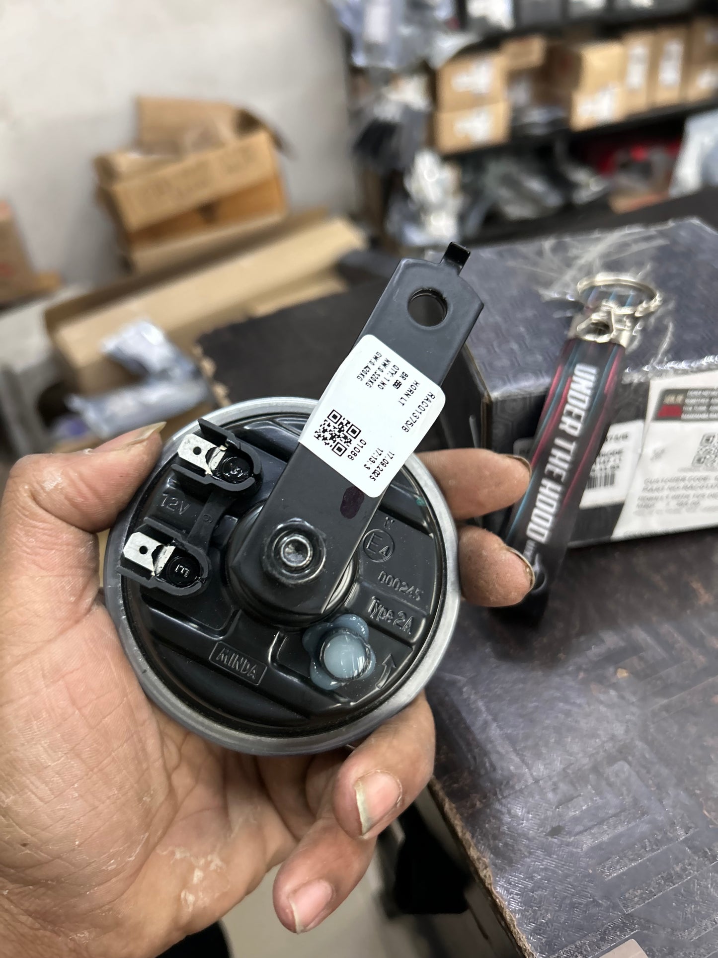 RAC01375/B Royal Enfield Horn LT (Low Tone) with TVS Diode for Bear 650 | Genuine OEM