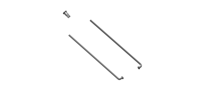 Royal Enfield 888152 rear wheel spokes & nipple kit for Thunderbird 350/500 Classic 350 rear disk