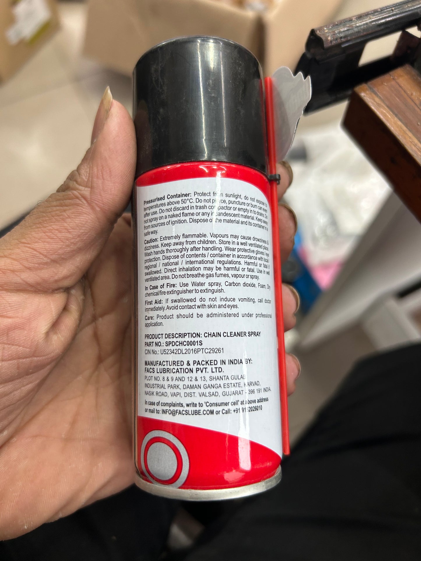 Hero Genuine Chain Lube Spray 100ml – SPDCHL0001S – Smooth, Rust-Resistant Chain Care for Harley X440 / 440X & Hero Mavrick 440