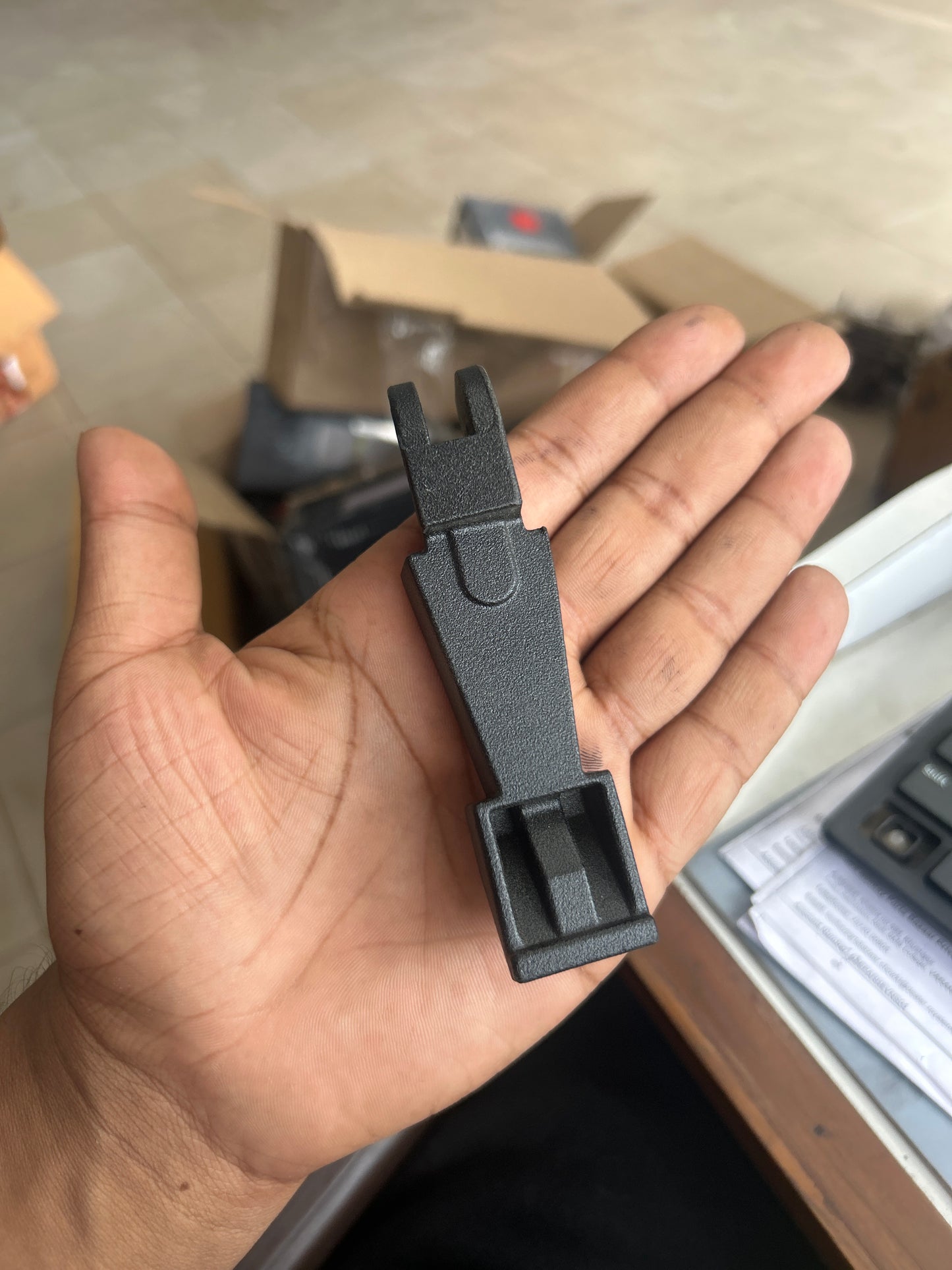 Pillion footpeg LH 890084 Royal Enfield Himalayan 410 microfiche OEM fit