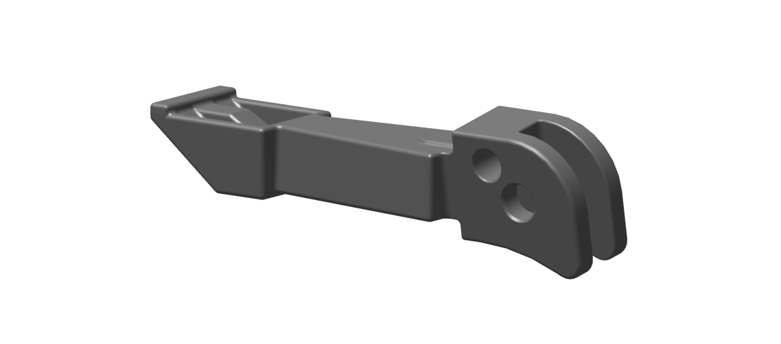 Royal Enfield 890085 Pillion Footpeg RH Matt Black – Himalayan, Scram 411