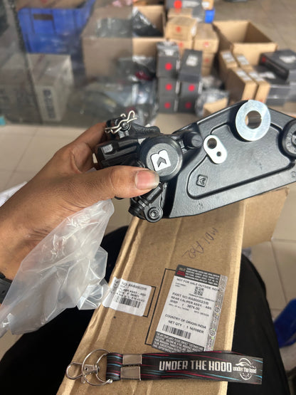 Royal Enfield RAB00023/B Rear Caliper Assembly – OEM ABS Rear Brake Caliper for Classic 350/500, Bullet 500 & Thunderbird 350/500