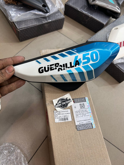 Royal Enfield RAV02102/B – Side Panel Assy, LH, Brava Blue (Brava Blue) for Guerrilla 450 (BS6) – Genuine OEM