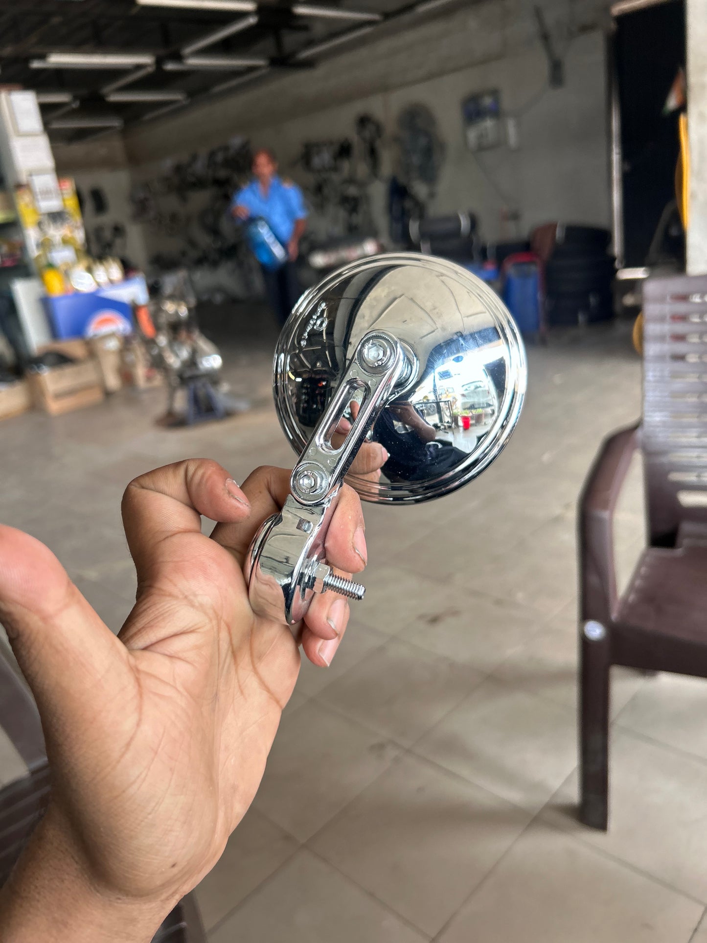 Autobird Jawa Mirror( Fits All Royal Enfield & JAWA)