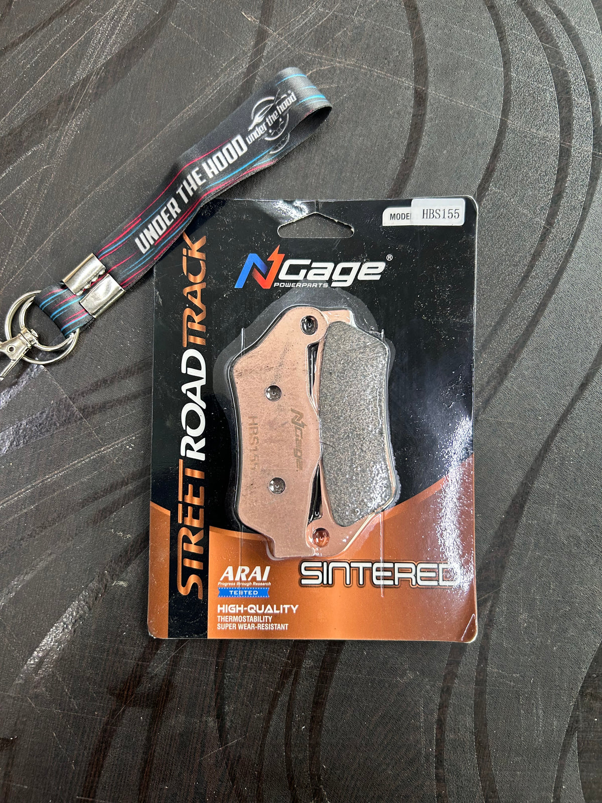 NGage HBS 155 Sintered Brake Pads – Front: Meteor/Hunter/Classic 350, Himalayan 410, NS200, MT-15 | Rear: Super Meteor/Shotgun 650 & More