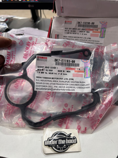 Yamaha Head Cover Gasket BK7‑E1193‑00 – R15 V3/V4/M, MT‑15 & YZF‑155 OEM Seal