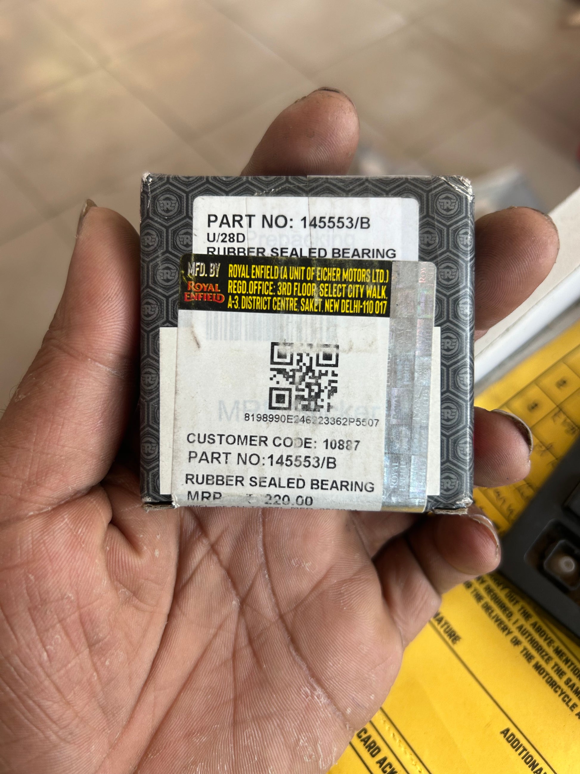 Rear Wheel Sprocket Bearing 6005 C3 – RE Models – UNDER THE HOOD