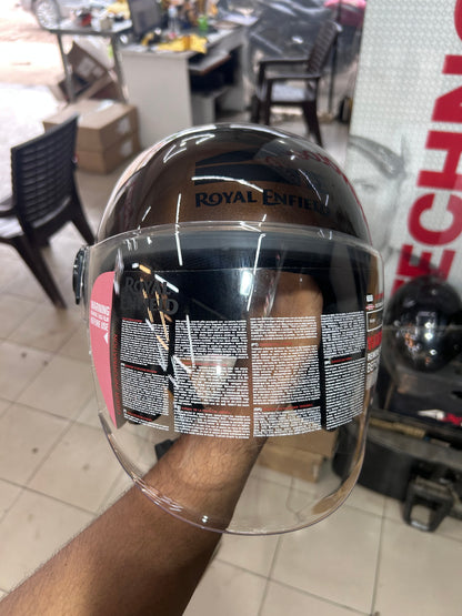 Royal Enfield Jet Open Face Helmet – OP MLG – Gloss Brown – Size L (58cm) – HESS22001 – RRGHEP000390