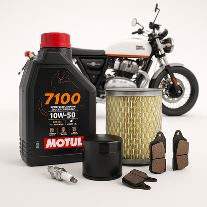 Royal Enfield Interceptor 650 Service Kit (BS4 & BS6) – Complete Maintenance & Brake Care