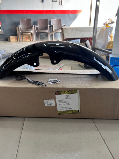 Royal Enfield Meteor 350 Front Mudguard / Front Fender – Glossy Black (Genuine OEM) – RAG00061/D