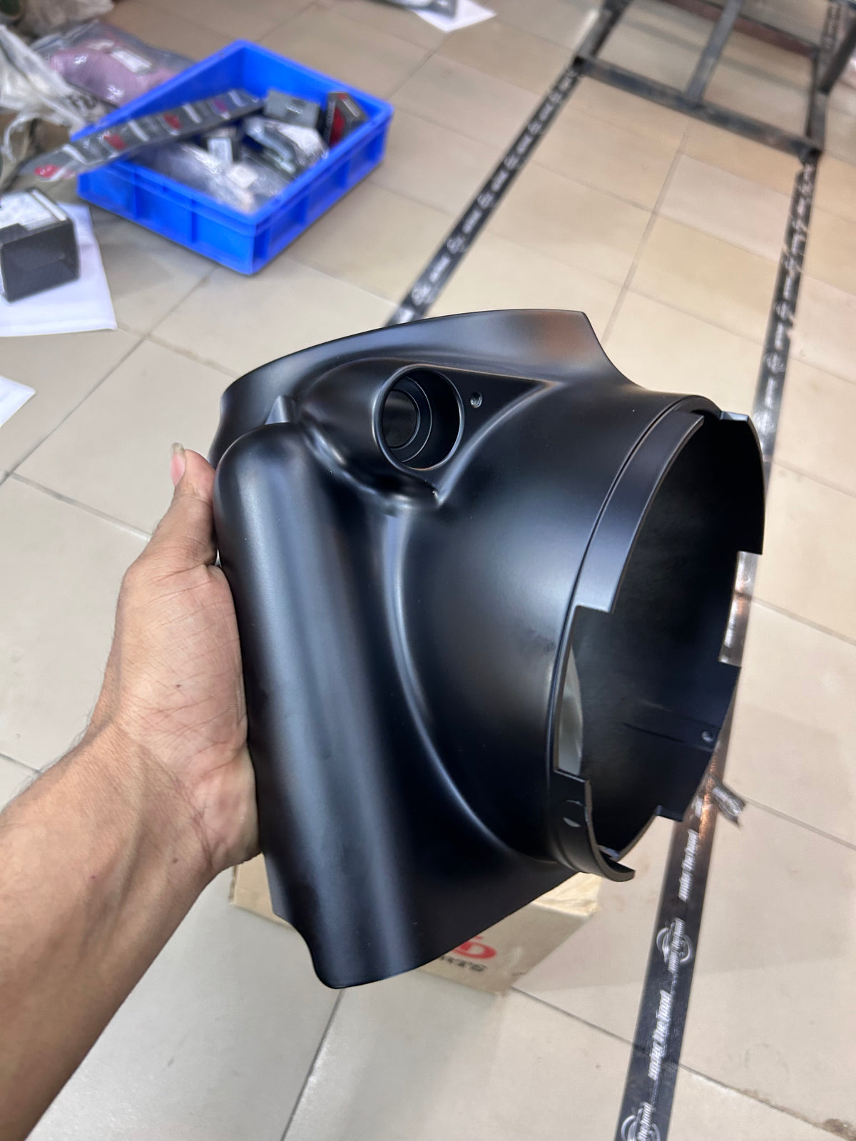 Royal Enfield Headlamp Nacelle Matt Black RAN00311/B for Classic 350 Reborn & Bullet 350