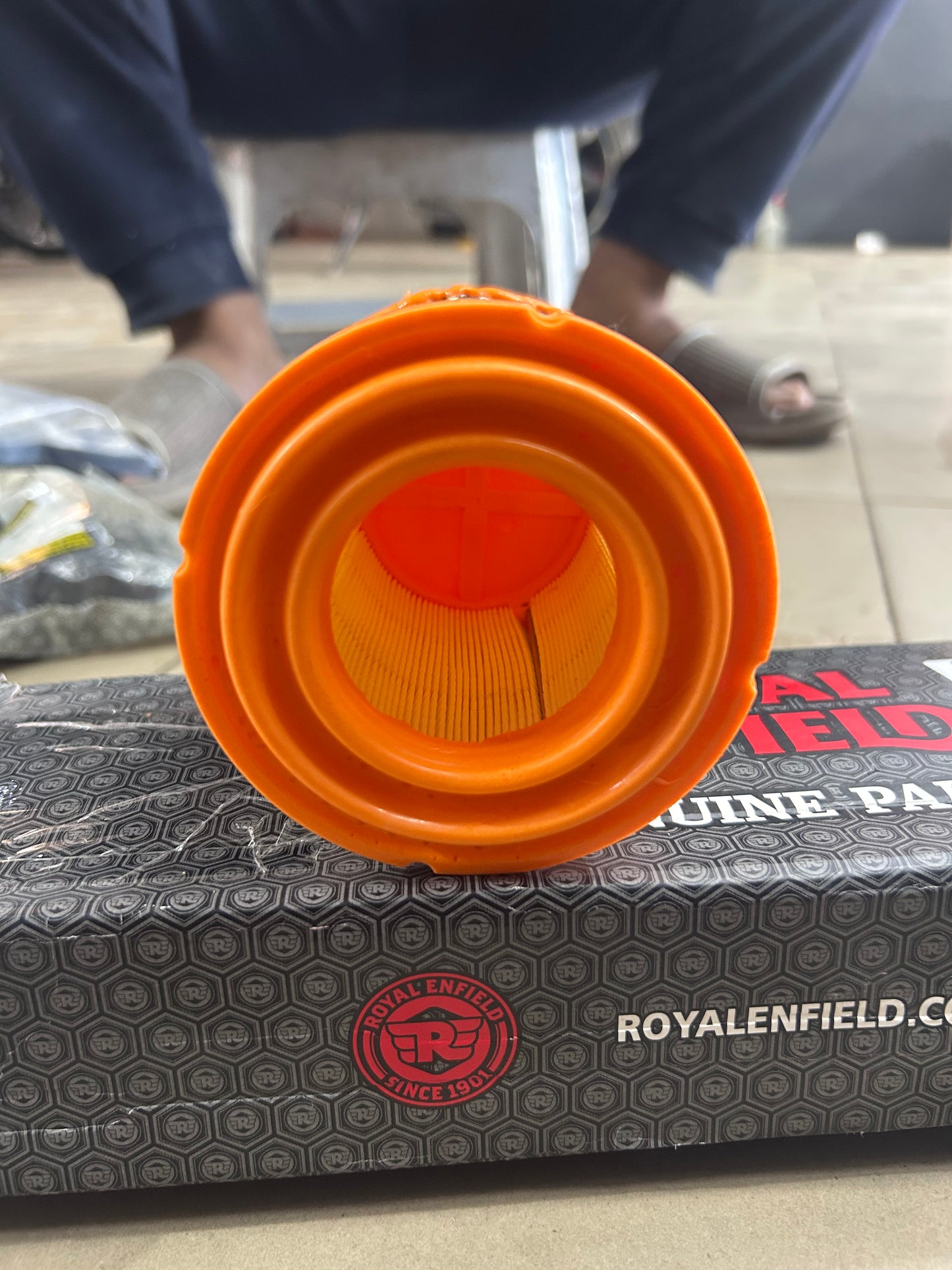 Royal Enfield 1570250/D – Genuine Air Filter Element for Classic Reborn, Hunter 350 & Meteor 350