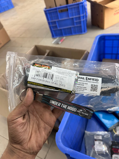 Black Handlebar Brace Pad (Foam Padded Crossbar Cover) for Royal Enfield Interceptor 650 – 1990496 (Replaces 1990402)