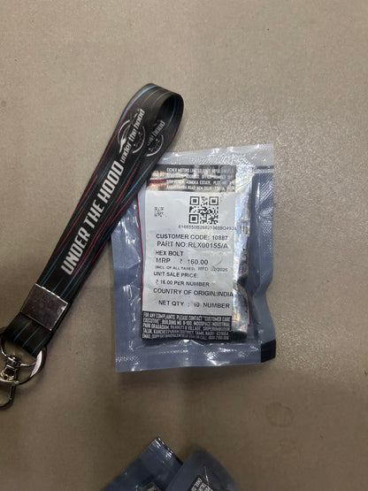Royal Enfield Hex Bolt M6 x 1 x 7 OEM Hardware – RLX00155/A