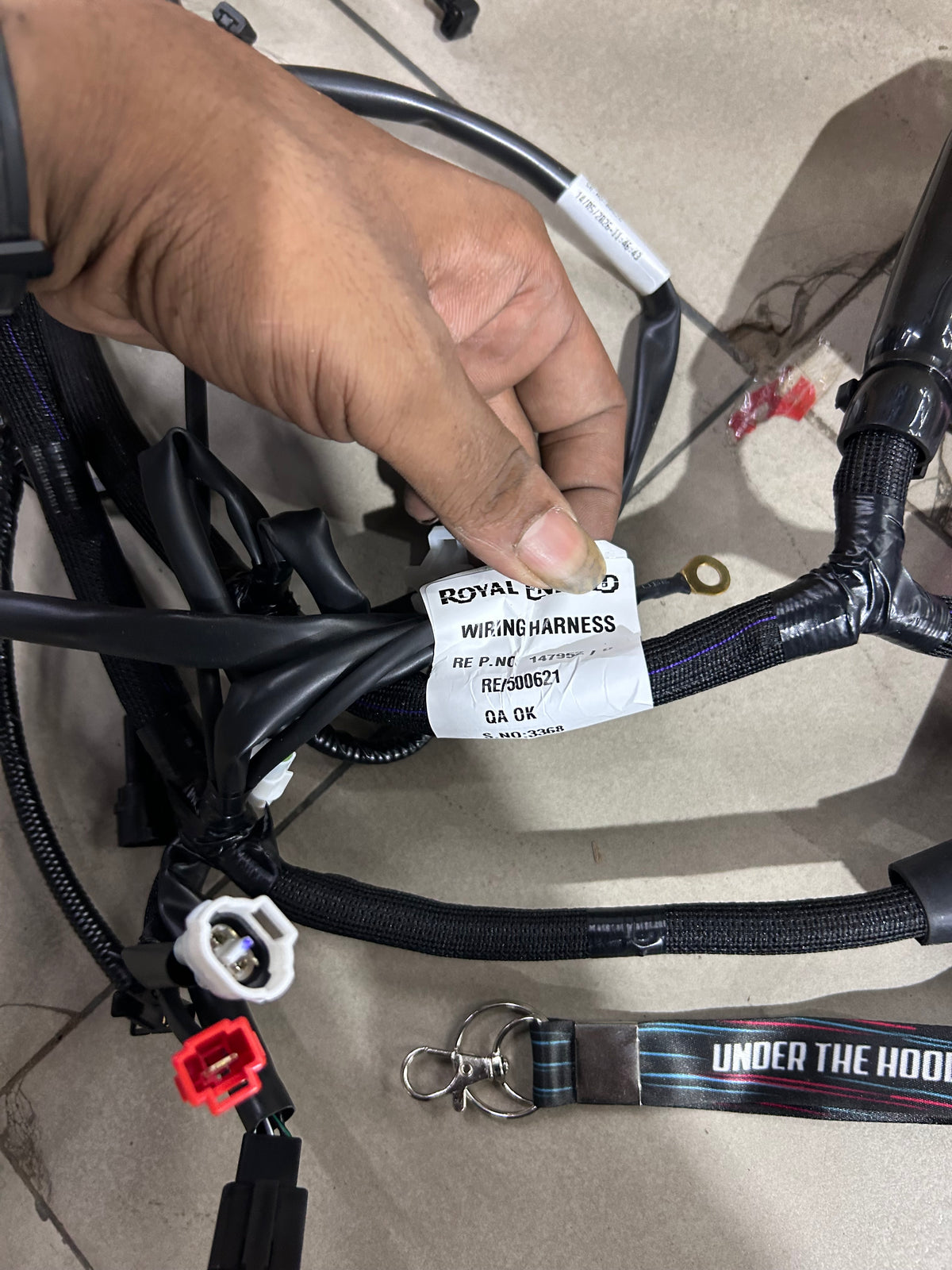 Royal Enfield Electra 350 UCE ES / Classic 350 BS3 UCE Main Cable & Tail Lamp Harness Kit 888311