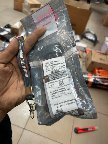 Royal Enfield Himalayan 411 & Scram 411 Genuine Top Handlebar Raiser Clamp Matt Black | 890083