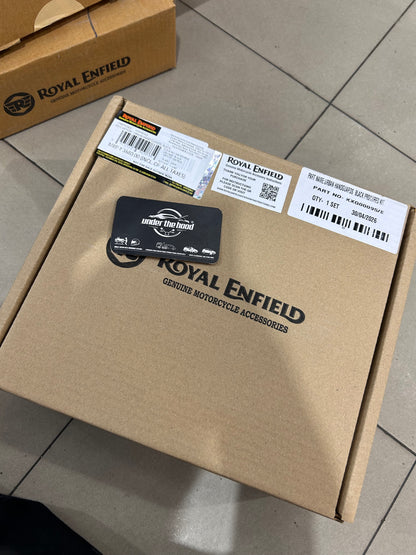 Royal Enfield Black Hand Guards for Guerrilla 450 – Genuine OEM KXA00462