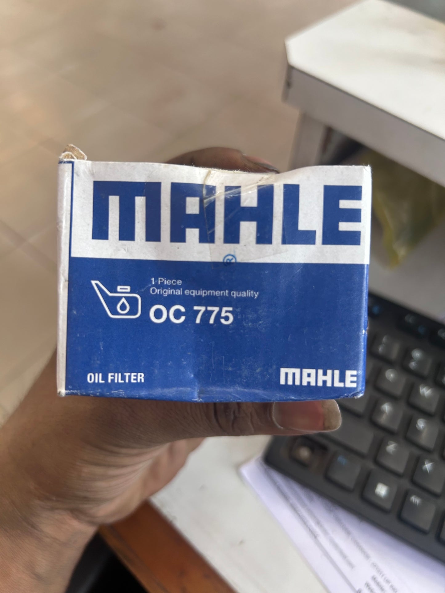 Mahle OC 775 Oil Filter – Compatible with Maruti Suzuki K10, K12 K-Series Petrol Engines | Alto K10, WagonR, Swift, Baleno