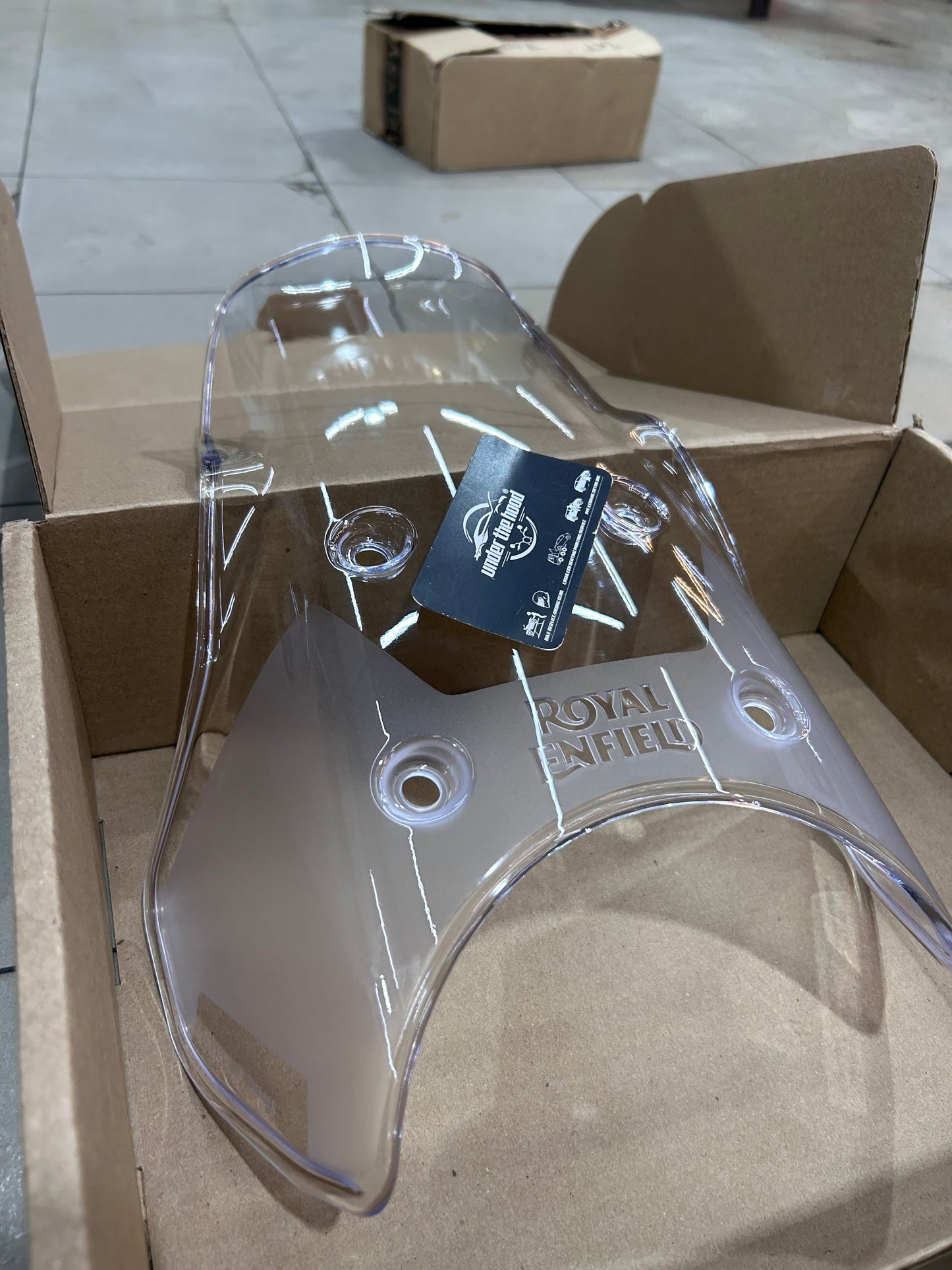 Royal Enfield Adventure Screen for Himalayan 450 – Genuine OEM Touring Windscreen KXA00425