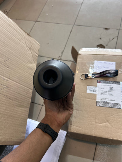 Royal Enfield Hunter 350 Stock Silencer Assembly HR Black – Genuine OEM Exhaust – RLX00794/F