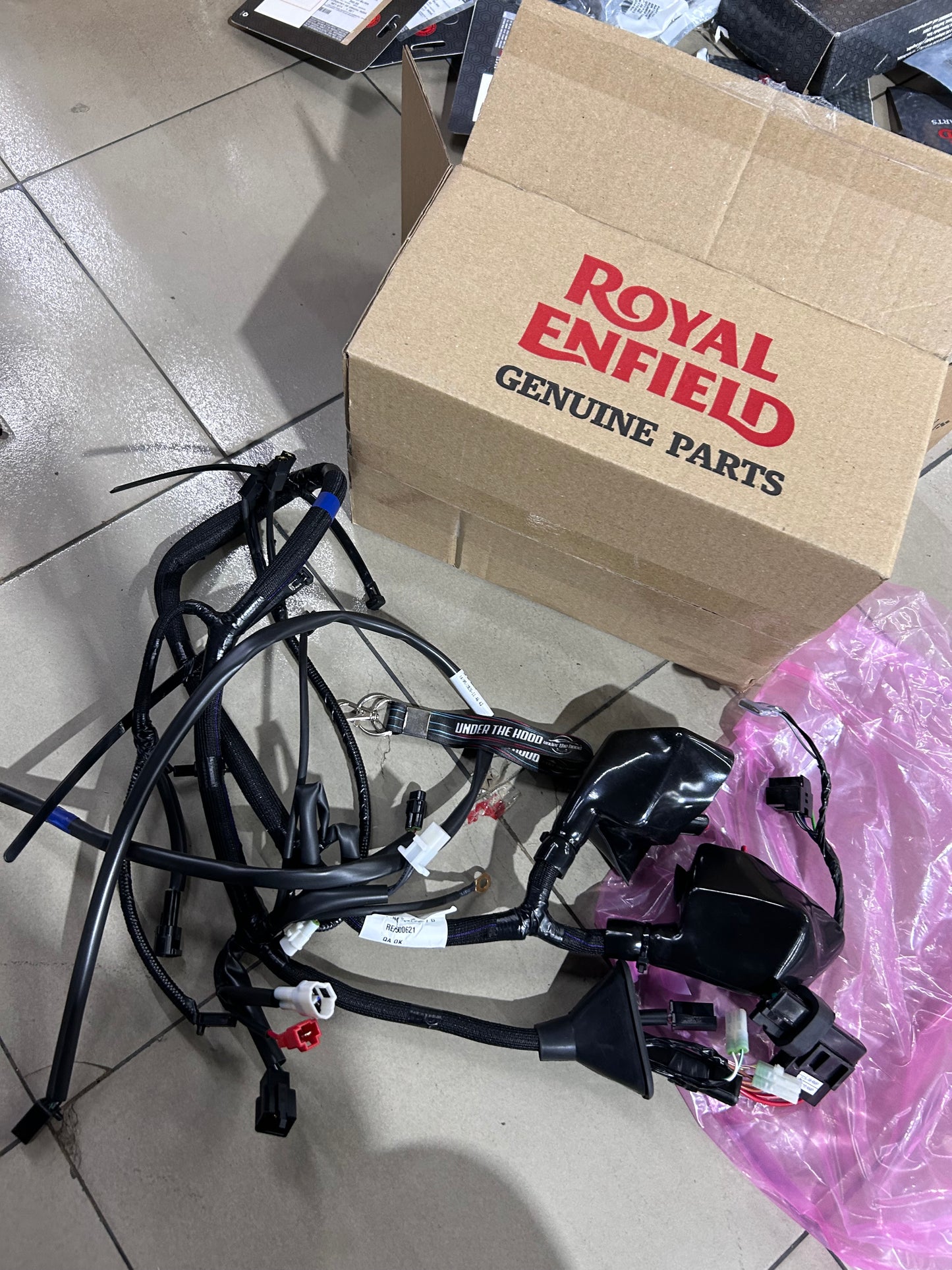 Royal Enfield Electra 350 UCE ES / Classic 350 BS3 UCE Main Cable & Tail Lamp Harness Kit 888311