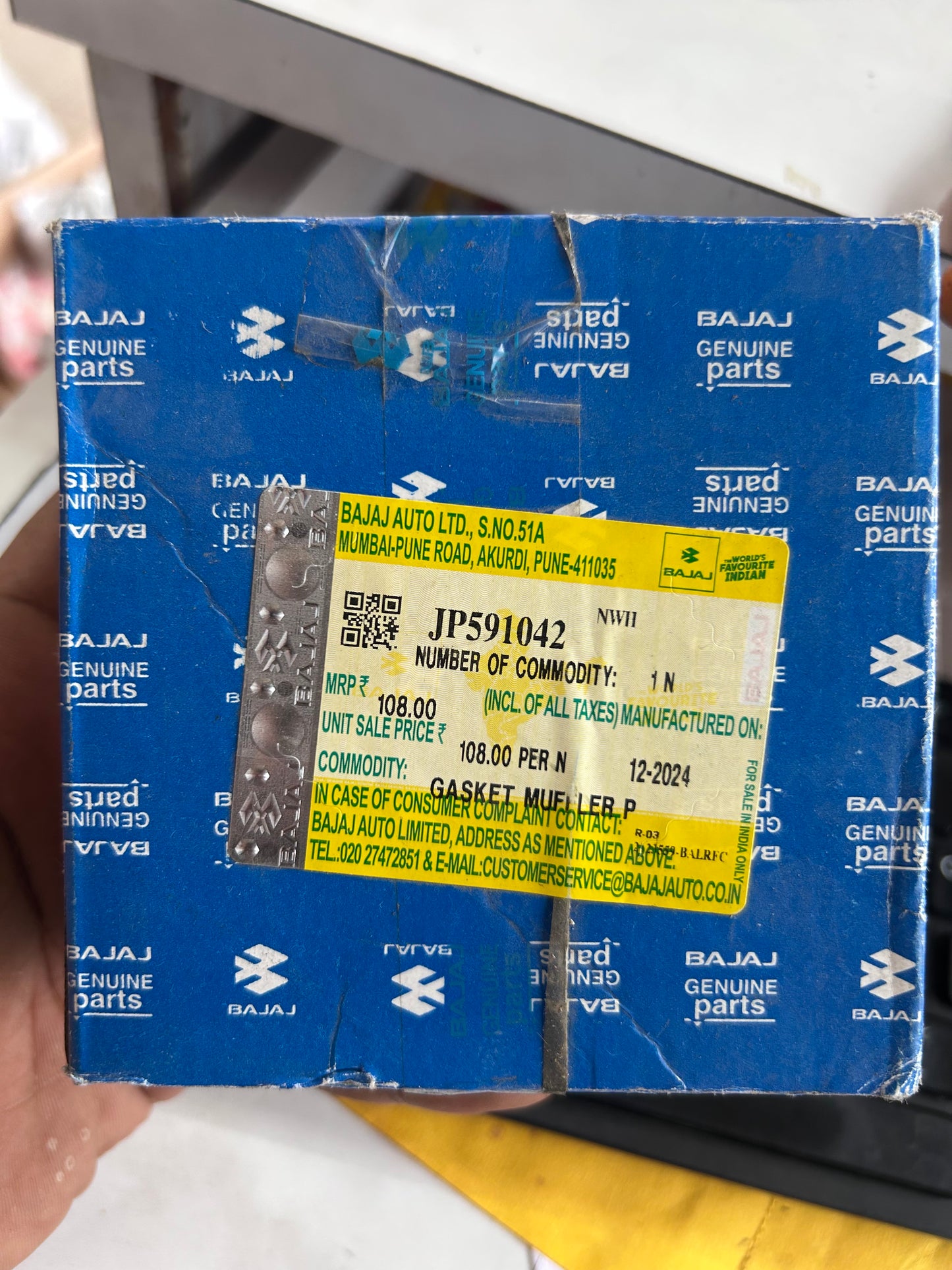 Bajaj Exhaust Gasket JP591042 – Dominar 400 (UG), Dominar 250, Touring