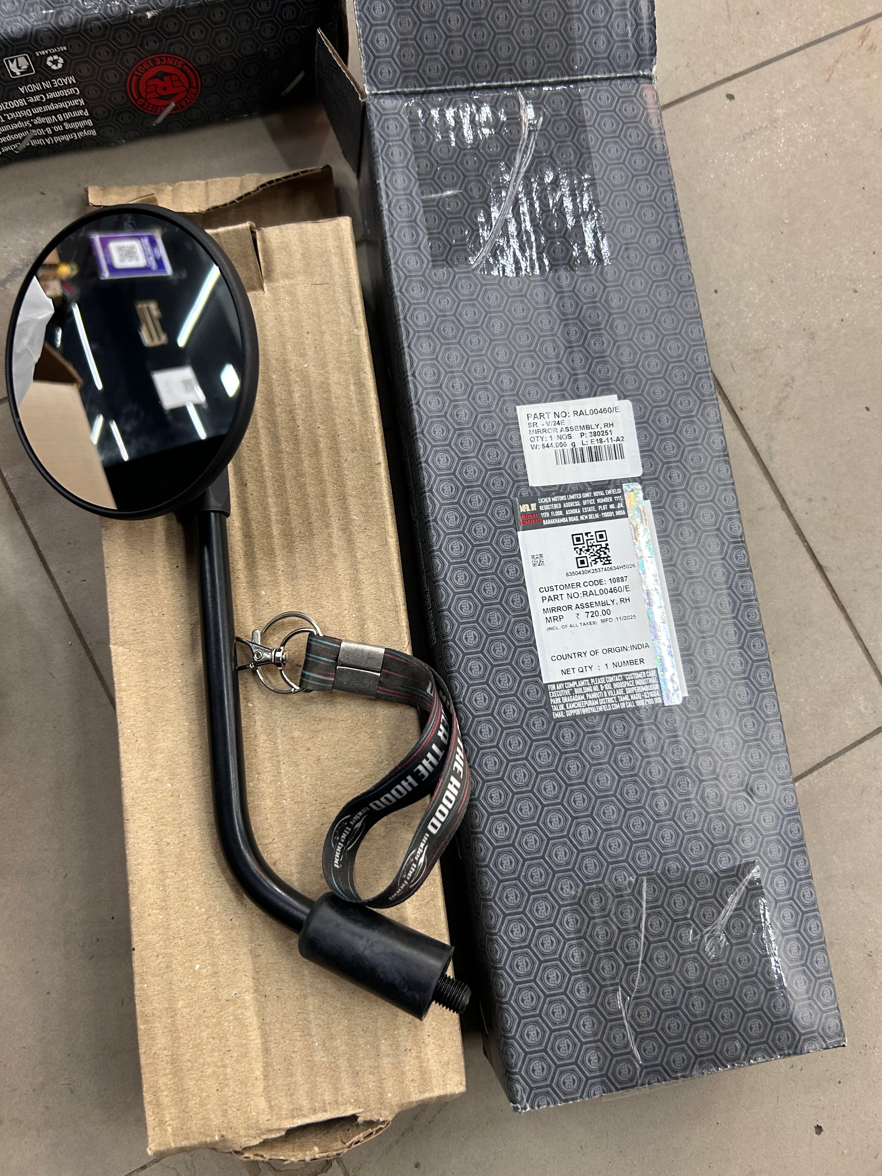 RAL00459 Left Mirror for Himalayan 450 & Guerrilla 450 – OEM