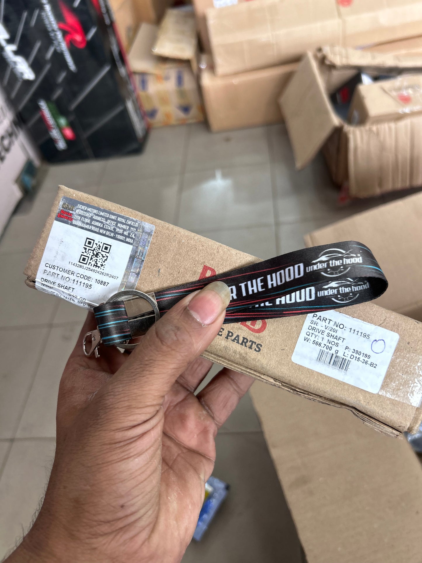 Royal Enfield 111195 Driving Shaft (Inches) | Bullet 350 / Bullet 500 / Machismo Crankshaft Drive Shaft