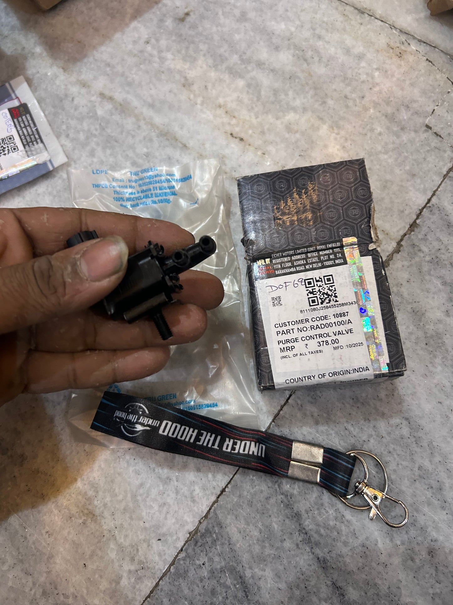 Royal Enfield RAD00100/A – OEM Purge Control Valve for All New Classic 350 & J-Series Models