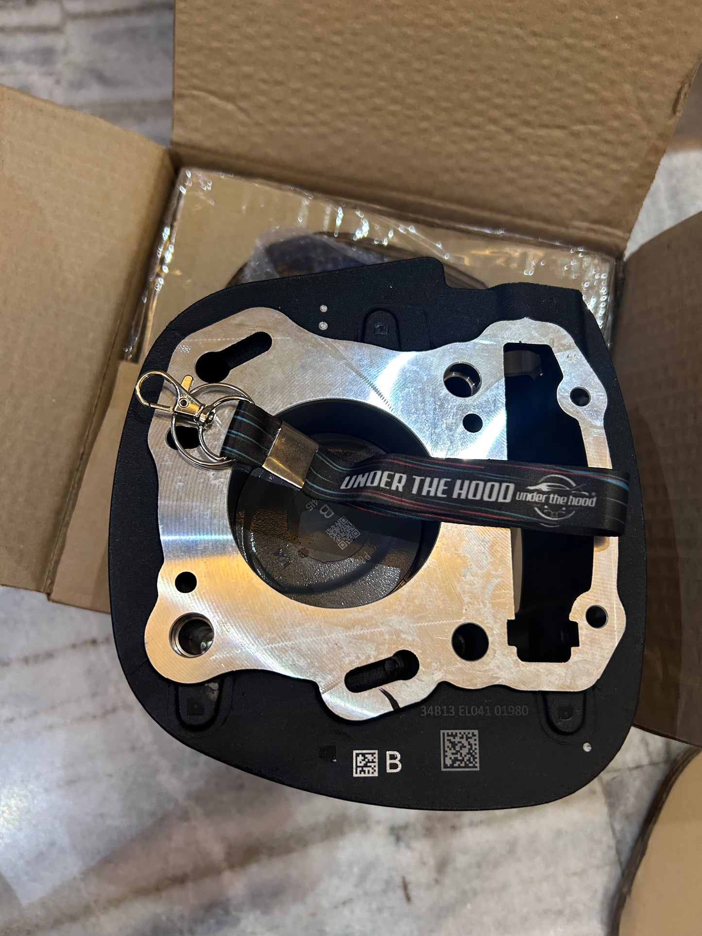 Royal Enfield KLJ00018/A – Cylinder Barrel with Piston Assembly (Black) – OEM for Classic Reborn 350, Meteor 350, Hunter 350