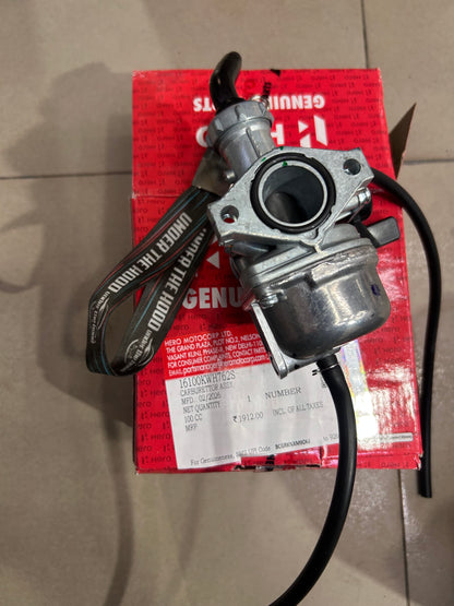 Hero Genuine Carburettor Assembly (Carburetor Assy) for Splendor+ / Passion Plus | Part No 16100KCC942S New Part Number 16100KWH762S
