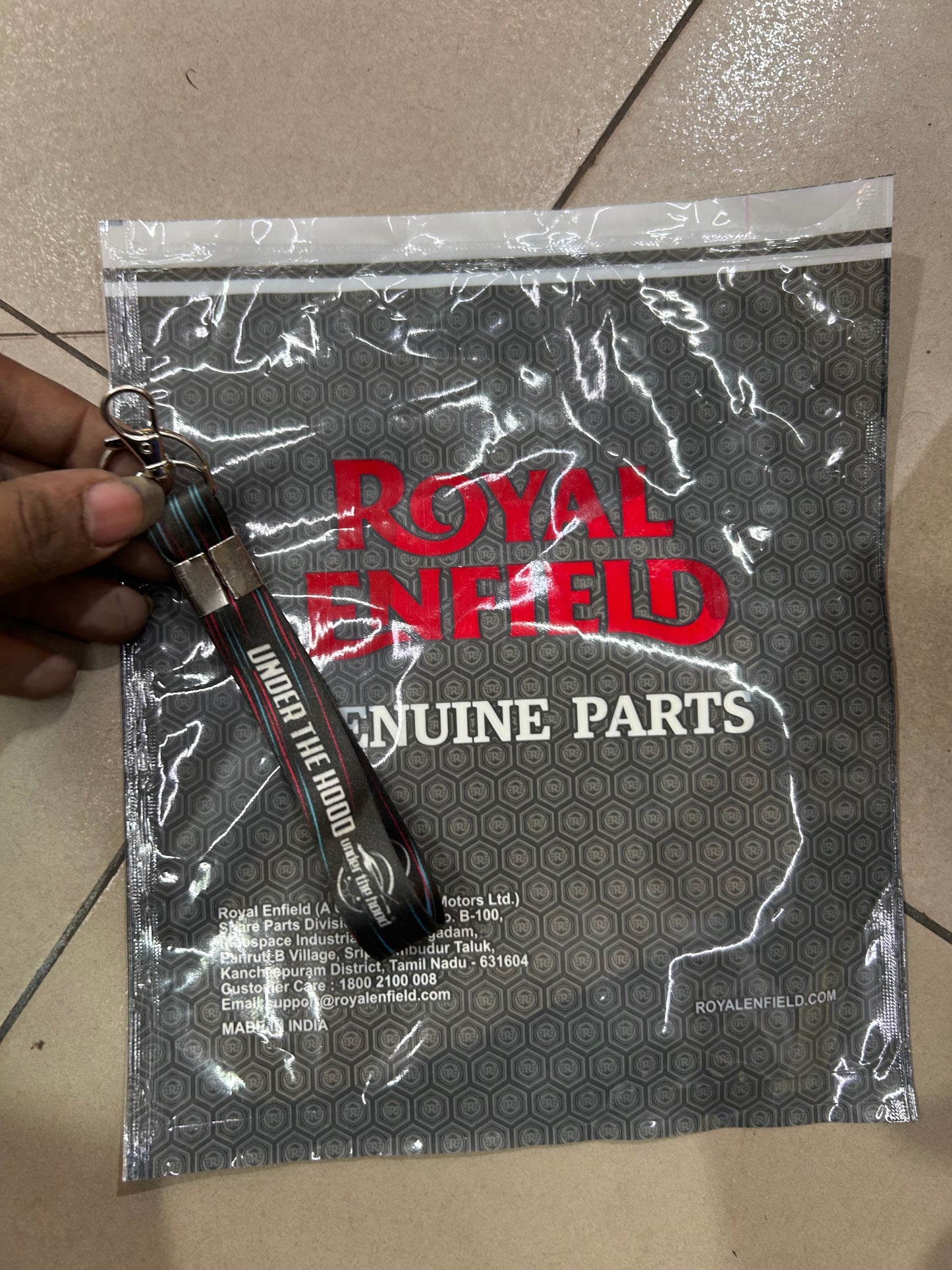 Royal Enfield Hunter 350 Fuel Tank Decal LH Red RAK02016/A