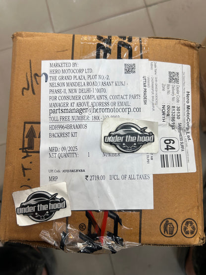 Harley-Davidson X440 Genuine Backrest Sub Assembly (Rear) – HDH9964BRAA000S – Backrest Base / Bracket (OEM)
