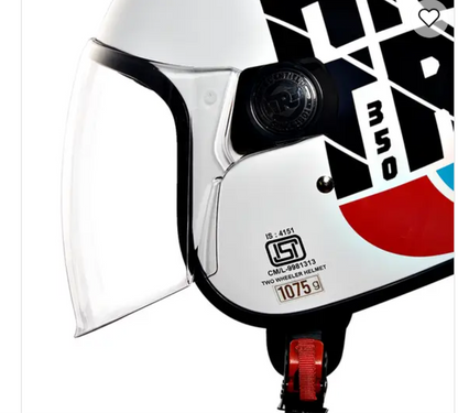 ROYAL ENFIELD HUNTER COPTER HELMET - White