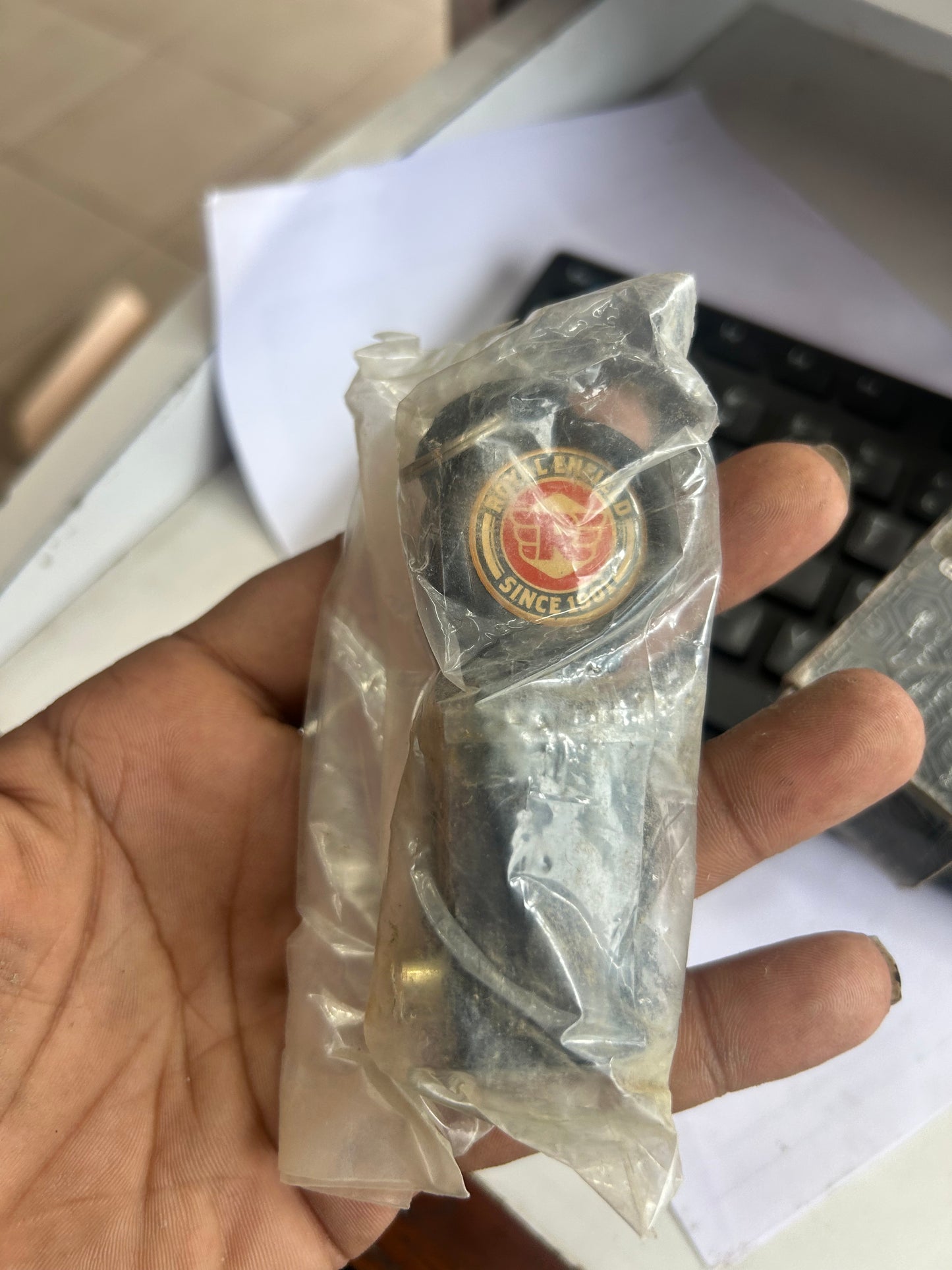 Royal Enfield 888378 Steering Lock Assembly with Keys – UCE Classic & Bullet Only