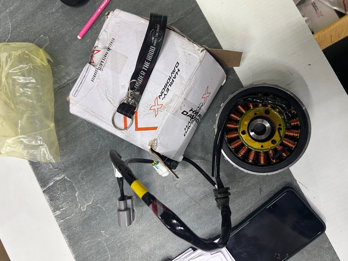 Genuine Harley AC Generator Assembly (Stator / Charging Coil) – HDH31100RAA001S | Harley-Davidson X440 / 440X  (Fitment Verify) HDH31100RAA001S
