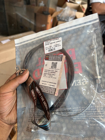 Royal Enfield 145298/B Front Brake Cable – OEM for Bullet 350 UCE Front Drum Brake Only