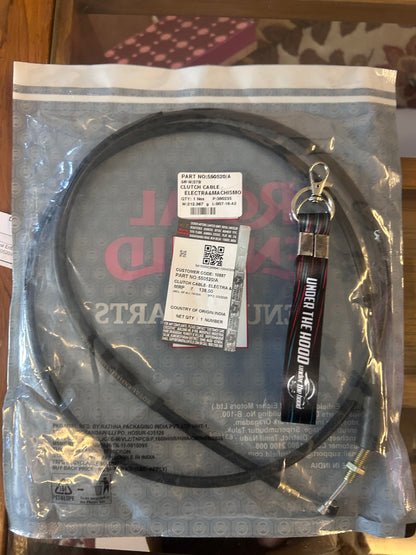 Genuine Clutch Cable for Royal Enfield Electra 5S & Machismo (5-Speed) – 550520/A (Also listed as 550520-A, 550520A)
