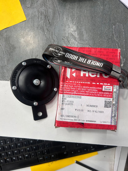 Hero Genuine Horn 38110KWA93099S for Passion Pro (All Models) & Hunk 150